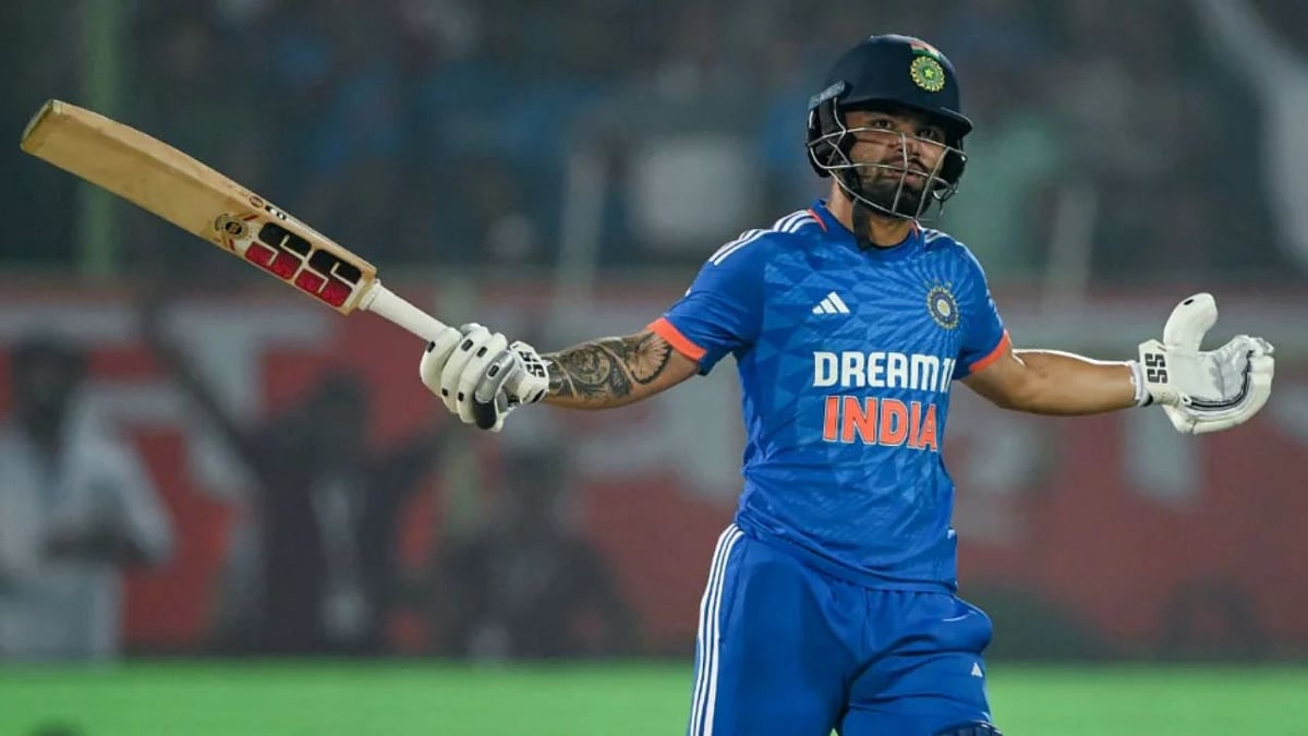 First T20: Rinku Singh underlines his claims for a World T20 berth again 