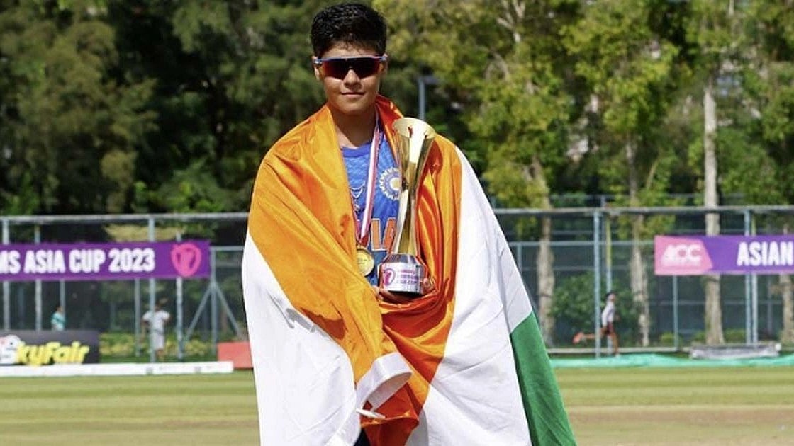 Indian cricketer Kashvee Gautam (photo: @KashveeG/X)