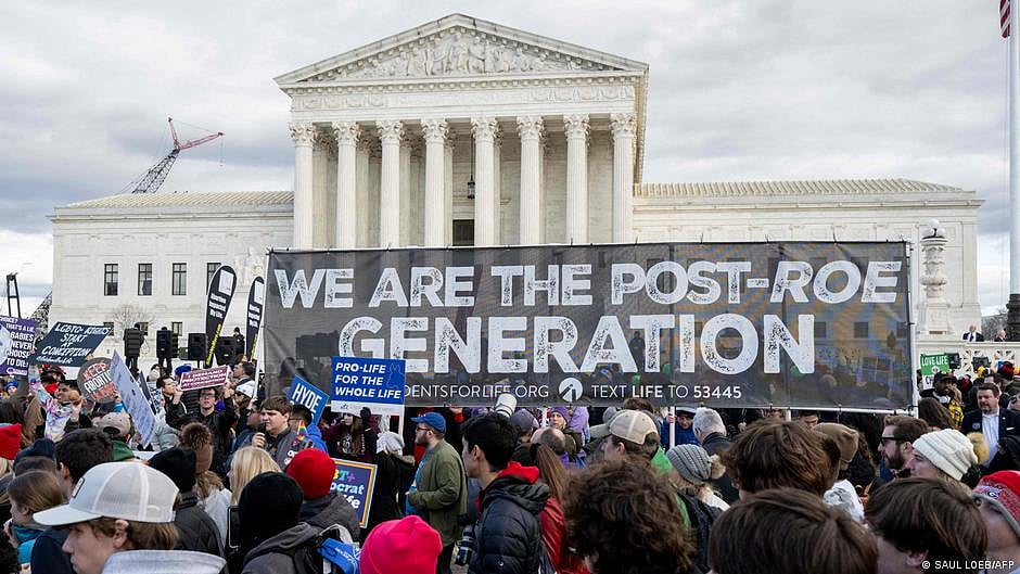 The court will rule on threats to US democracy and abortion access for millions of women in 2024 (photo: DW)