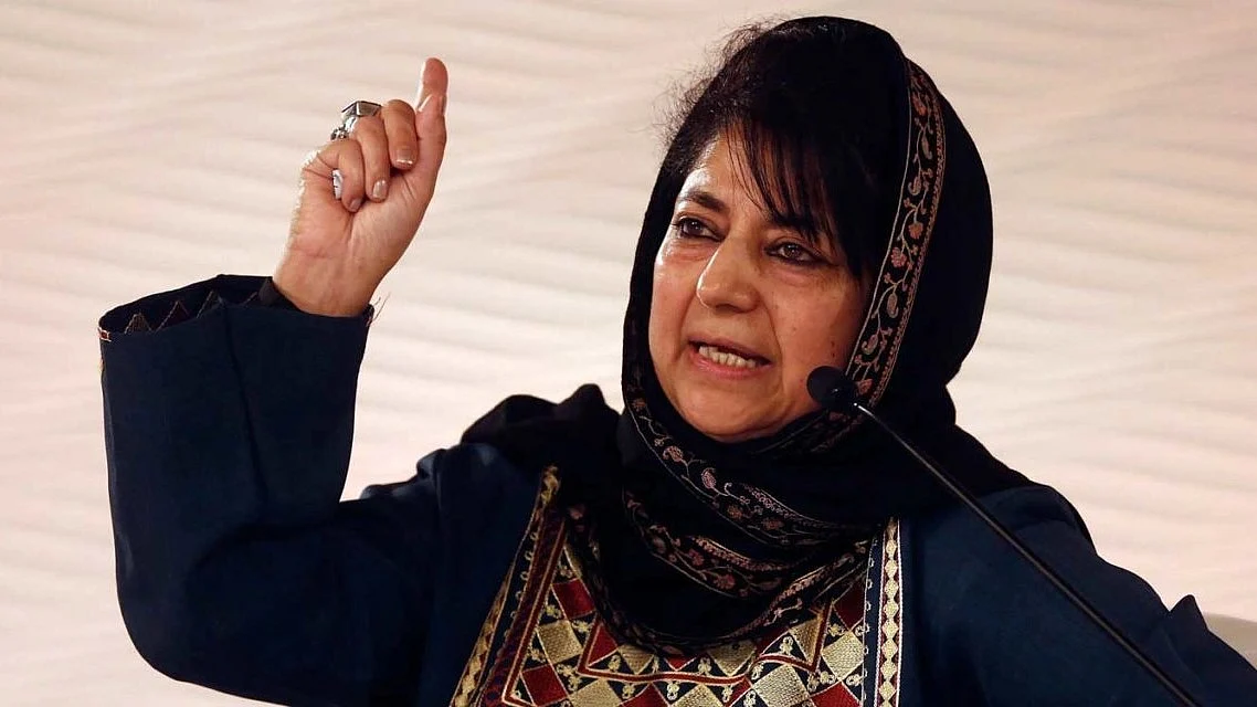PDP president Mehbooba Mufti (photo: National Herald archives)