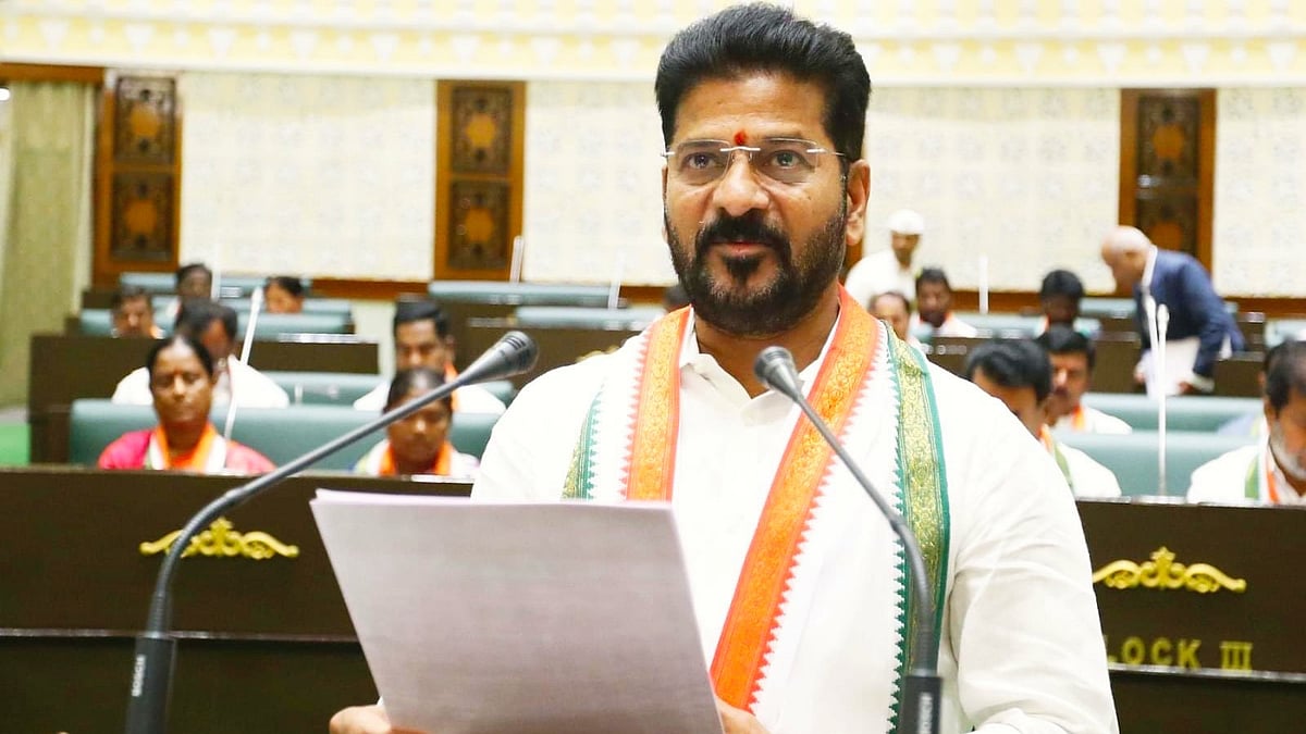 The Telangana government, led by Chief Minister A. Revanth Reddy (pictured) , decided to change the state's abbreviation to 'TG' from 'TS' in a recent Cabinet meeting.(photo: @revanth_anumula/X)