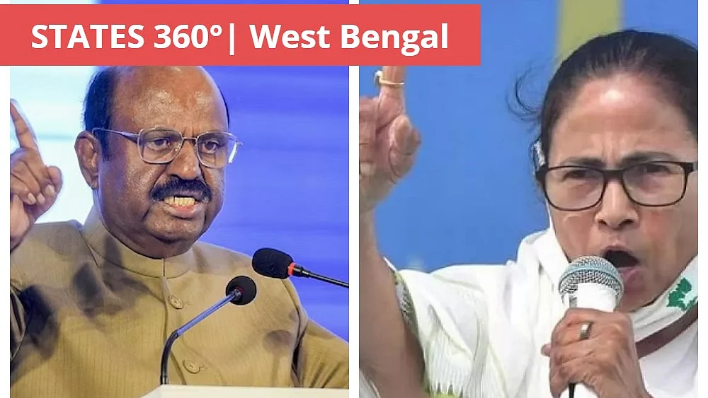What was in the sealed envelope that CV Ananda Bose (left) sent to Mamata Banerjee?
