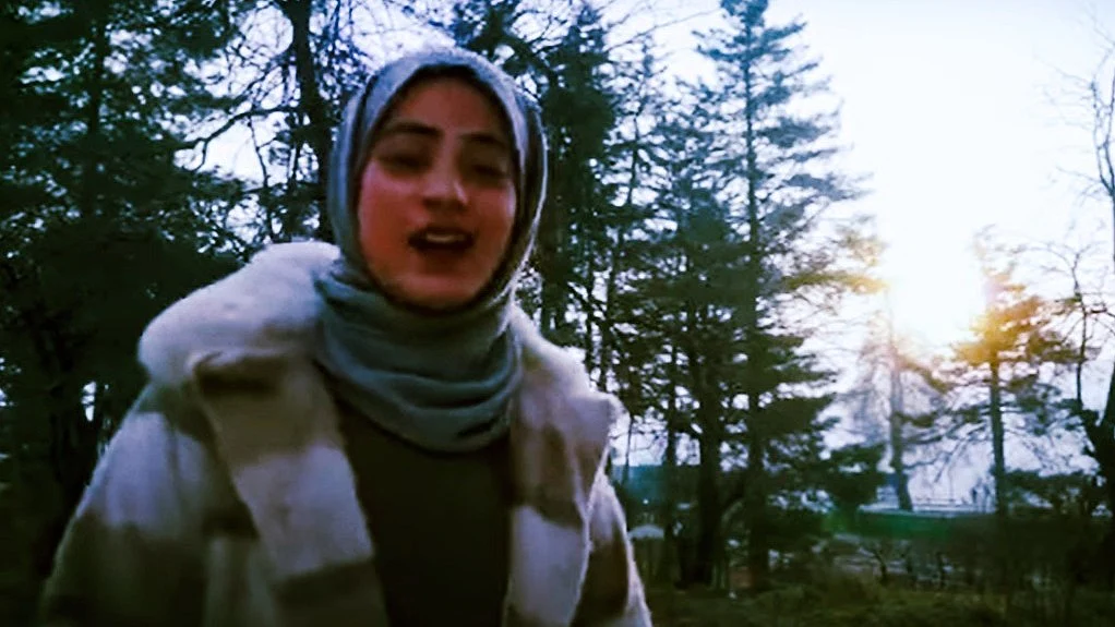 A screengrab from the video