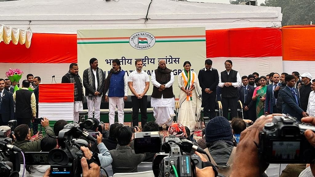 A glimpse of the joining ceremony (photo: Vipin/ National Herald)