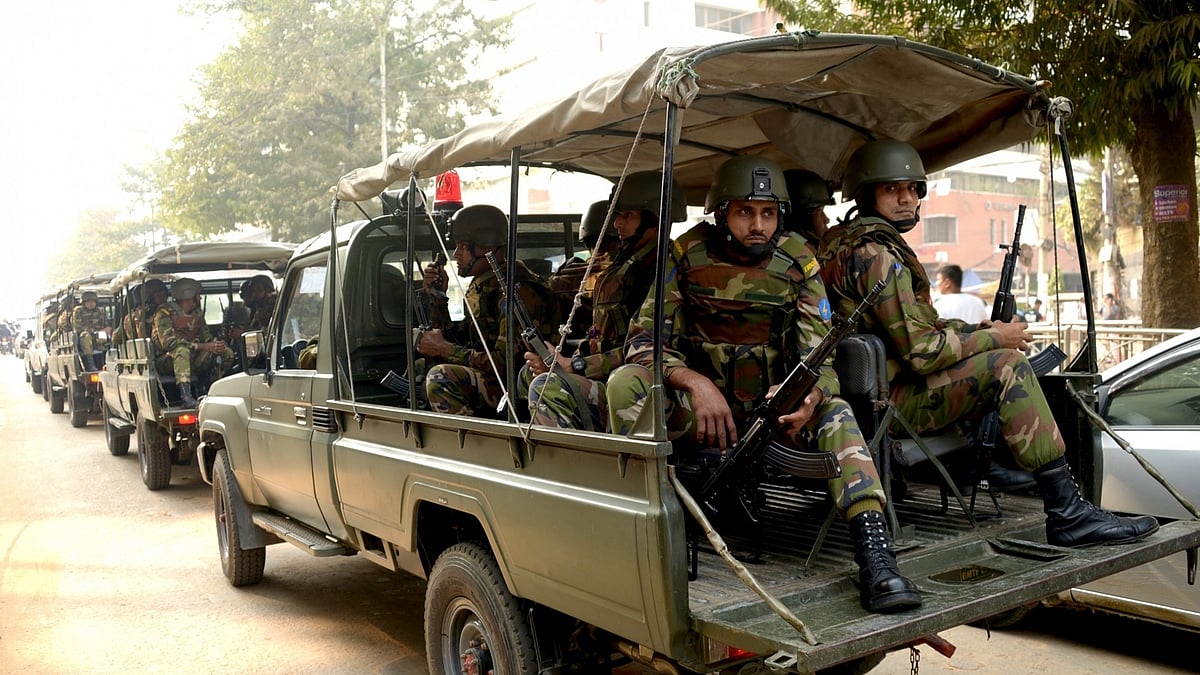 70% of Bangladesh Army division commanders are against its nationwide deployment for the 7 January elections. This image is from December 2023, when the Army was deployed in capital Dhaka to quell protests (photo: IANS)
