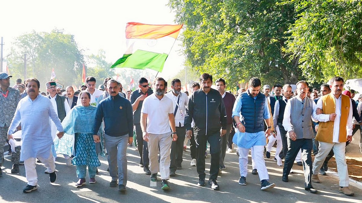 Representative image of the Bharat Jodo Yatra (photo: National Herald archives)