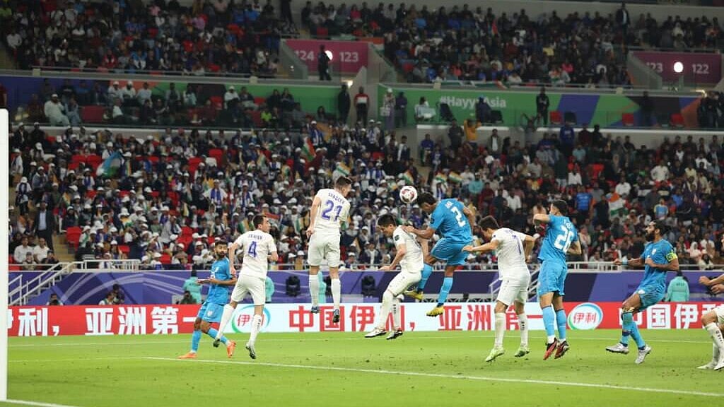 India faced a 3-0 defeat against Uzbekistan in the AFC Asian Cup, diminishing their chances of advancing (photo: AIFF)