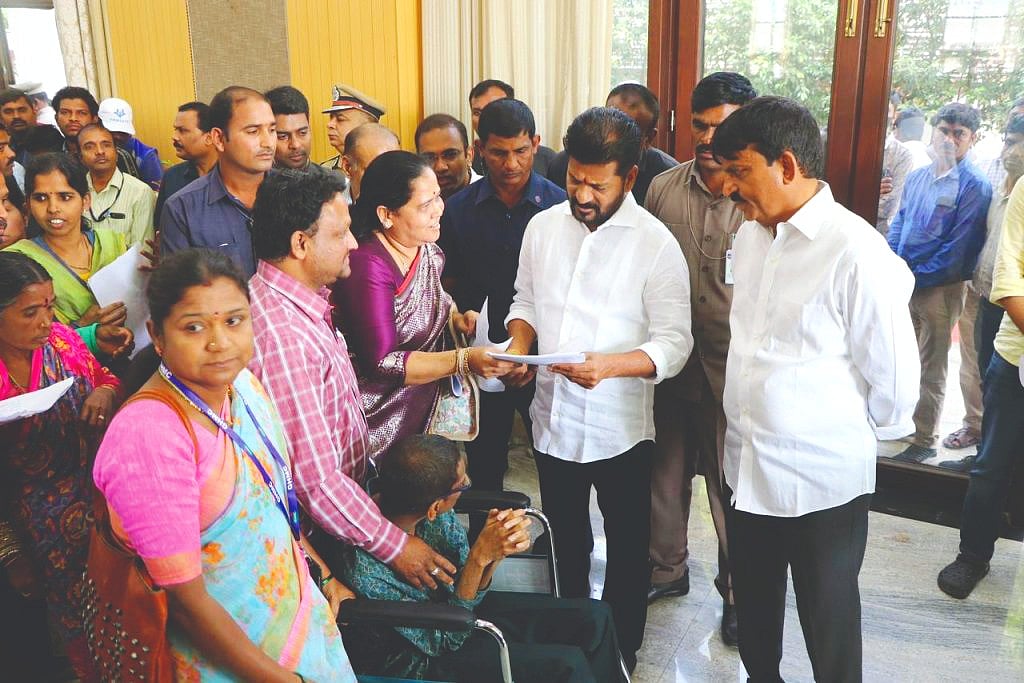 One of Revanth Reddy's Praja Durbars