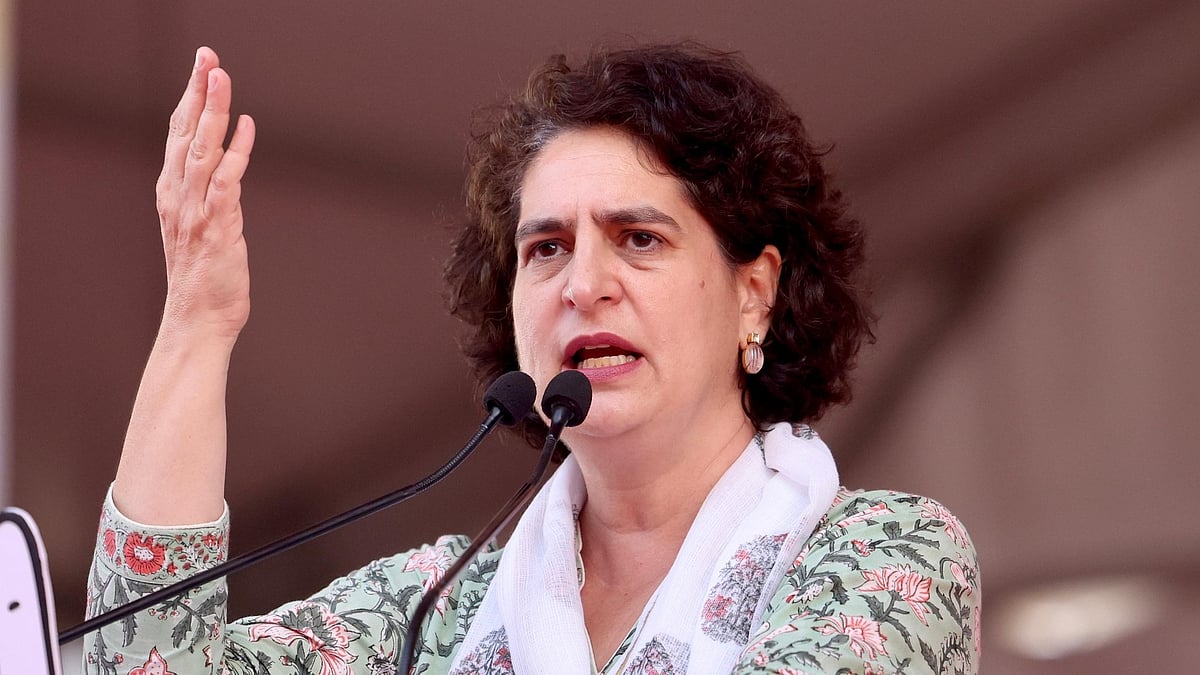 USD 5 trillion economy and 'Modi ka guarantee' all jumla, says Congress leader Priyanka Gandhi Vadra, alleging the youth being sent to Israel are being treated like cannon fodder (photo courtesy @priyankagandhi/X)  