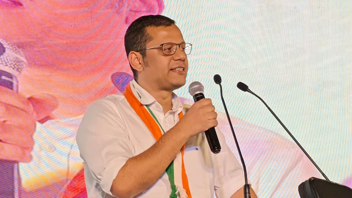 "BJP has sold the jobs and has deprived deserving candidates. It is selling our land to crony capitalists and destroying our state. This is a corrupt government," Yuri Alemao (pictured) said. (photo: @Yurialemao9/X)