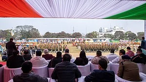 75th Republic Day being celebrated in Manipur (photo: IANS) 
