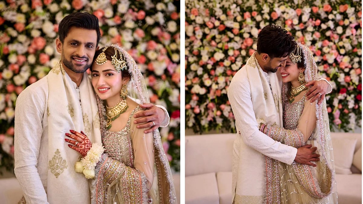 Shoaib Malik and Sana Javed