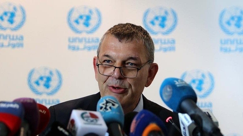 Lazzarini warned of an impending famine in Gaza, where approximately 2.35 million people reside, with children dying due to hunger and thirst. (photo: IANS)