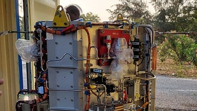 Powering missions with efficiency and emitting only water, these fuel cells are the future for power production in space habitats, said ISRO. (photo: @isro/X)