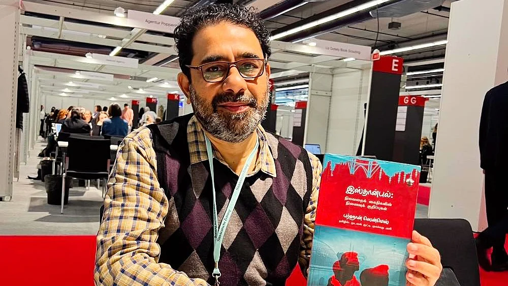 Kannan Sundaram presents a Tamil translation of Turkish-Kurdish novelist Burhan Sönmez’
'Istanbul Istanbul' at Frankfurt Book Fair