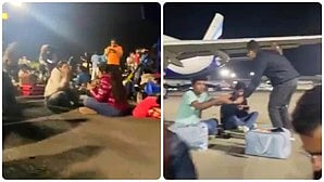 IndiGo passengers on their 'picnic'