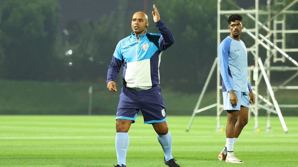Trevor Sinclair, former England World Cupper and now with Indian team in Doha (photo: AIFF)