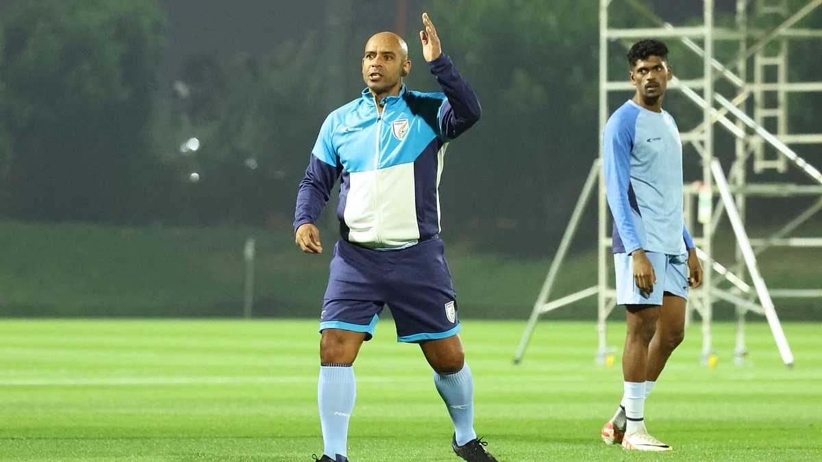 Trevor Sinclair, former England World Cupper and now with Indian team in Doha (photo: AIFF)