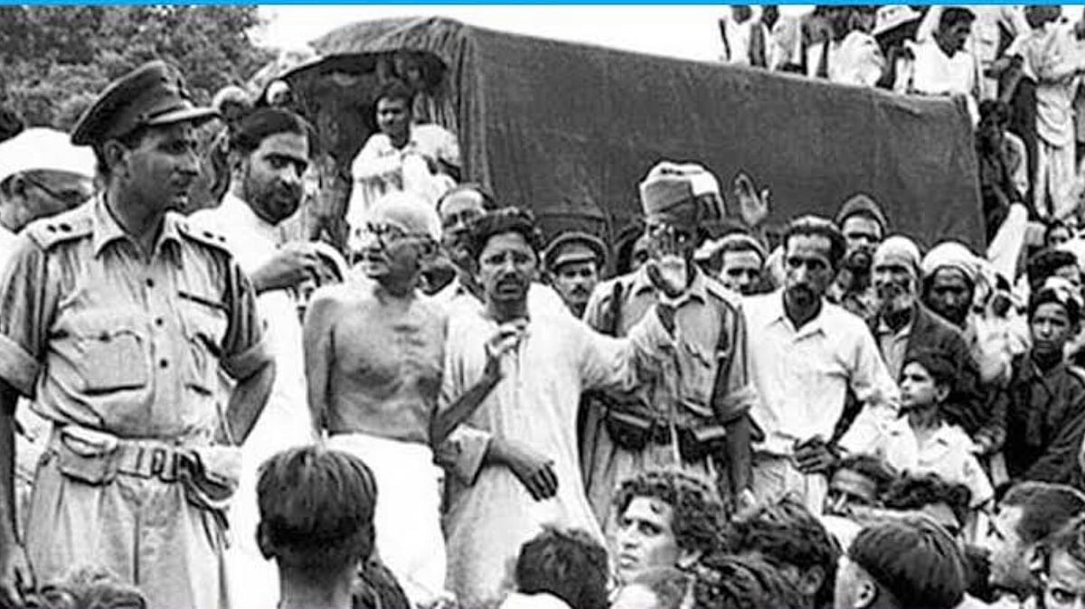 "Champaran satyagraha in Bihar made M.K. Gandhi into Mahatma"
