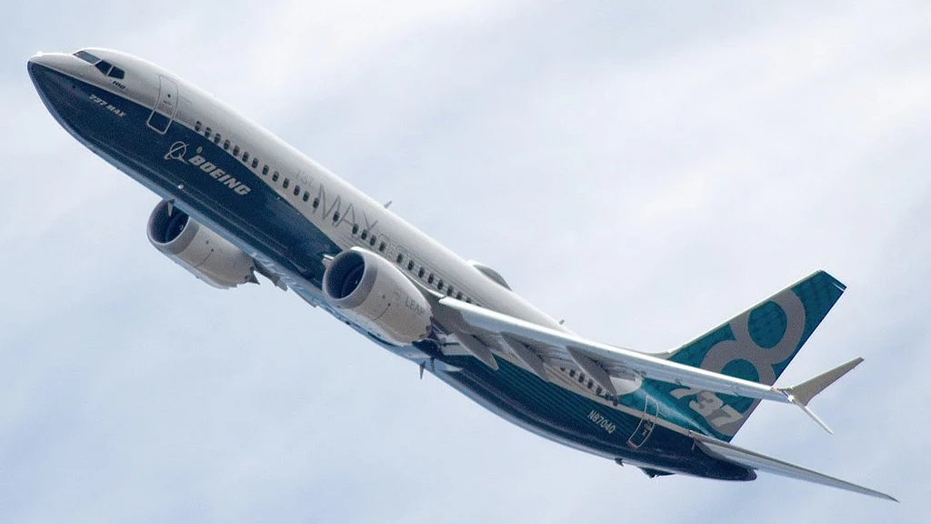 Representative image of a Boeing 737 airplane. The manufacturer recommended checks throughout its MAX line of aircraft following a recent incident where a part fell out of an US-operated plane mid-flight, leaving a gaping hole (photo: IANS)