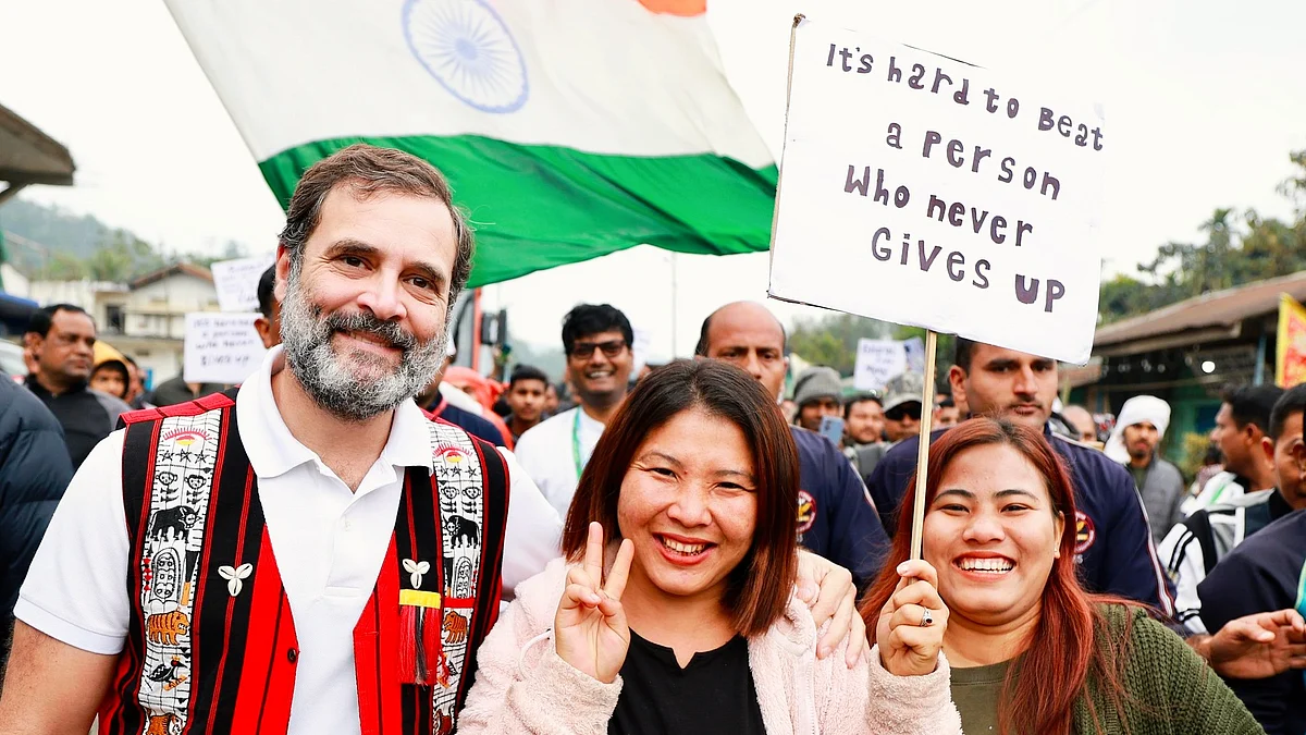 The Bharat Jodo Nyay Yatra is an important platform for Rahul Gandhi to resonate with the youth too (photo: @bharatjodo/X)