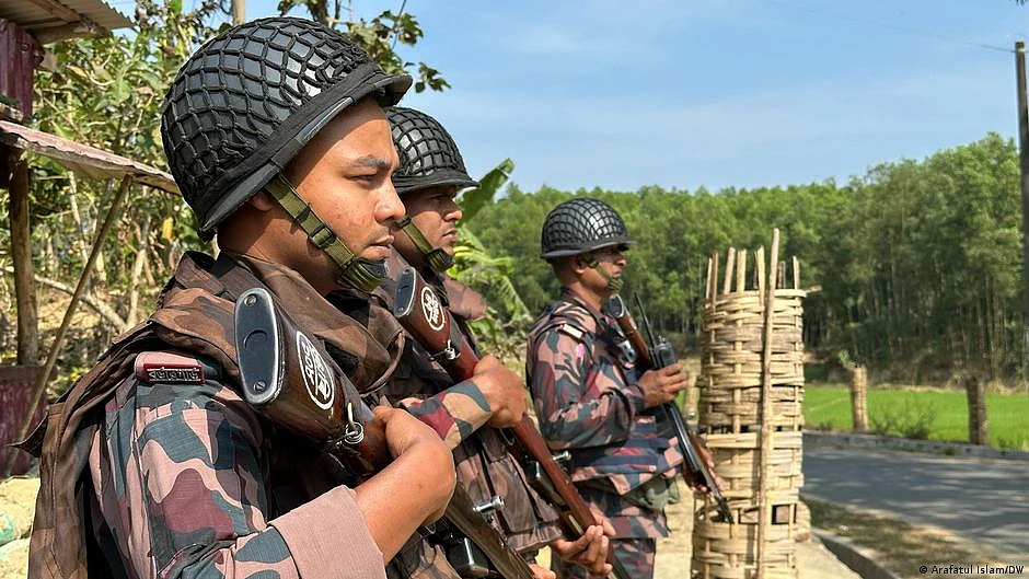 Bangladesh is closely watching the fighting in Myanmar's neighboring Rakhine state. (photo: DW)