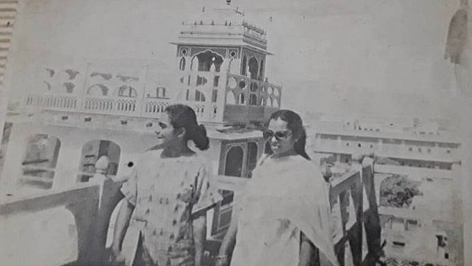 Sujata Anandan at Hawa Mahal in 1987