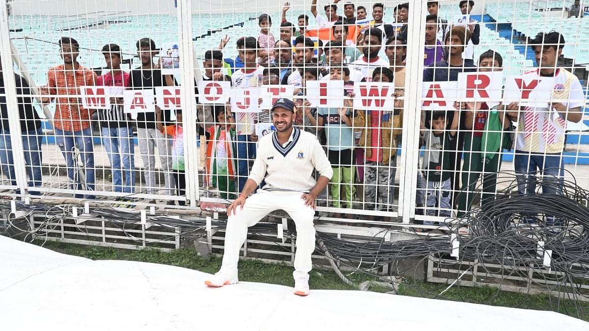 Manoj Tiwary at Eden Gardens