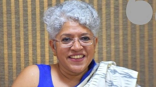 developmental economist Madhura Swaminathan (pictured) emphasises the importance of respecting protesting farmers' rights and addressing their demands (photo: @MadhuraFAS/X)