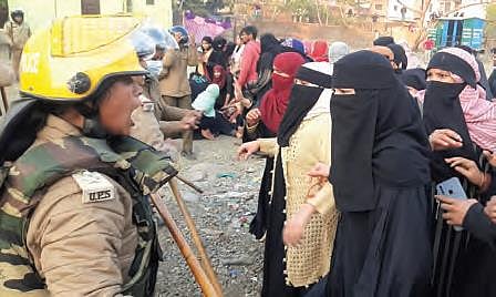 Women were thrashed by police for being at the forefront of the demonstrations.