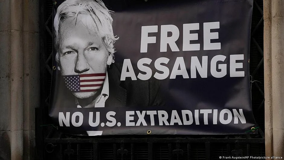 Wikileaks' Julian Assange has not been a free man for over a decade. (photo: DW)