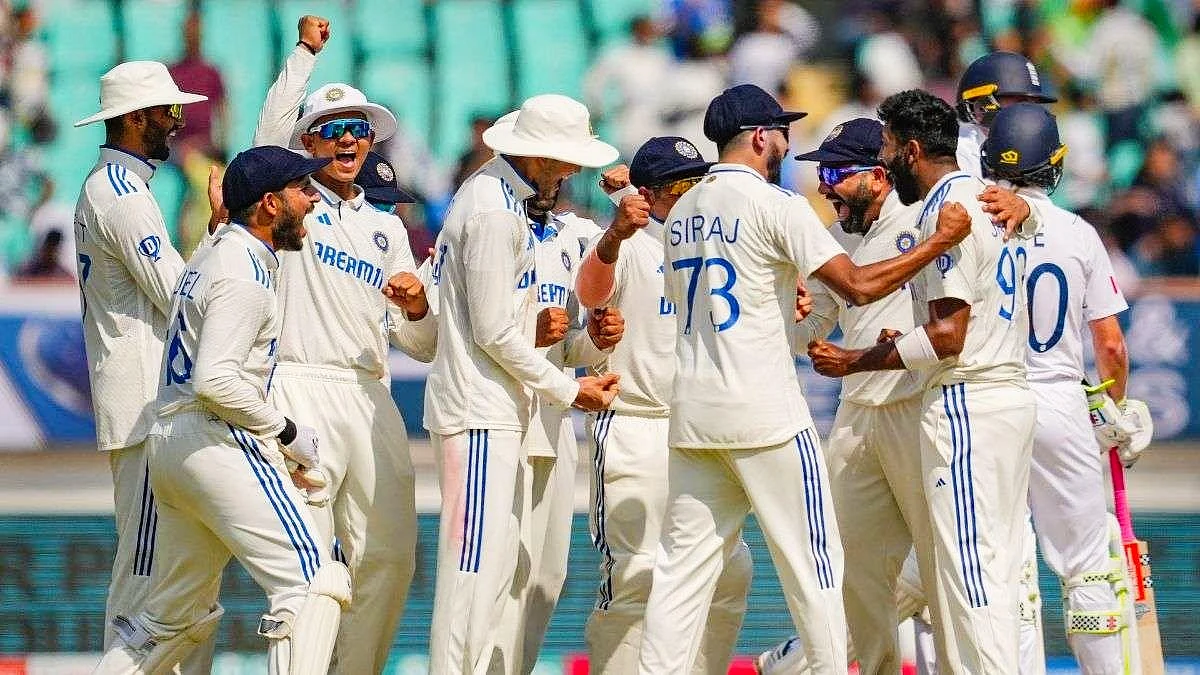 A ruthless India demolished a wasteful England by a record 434 runs (photo: @ImRaina/X)