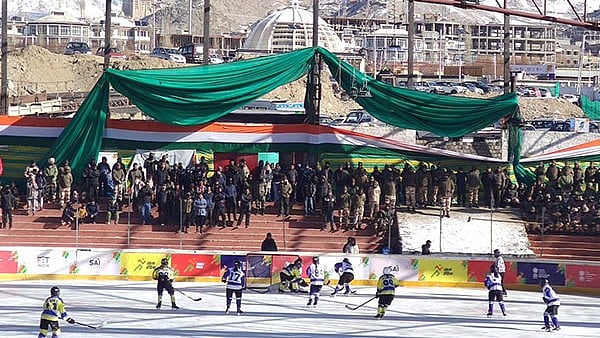 Khelo India Winter Games: India’s first natural ice hockey arena warms up