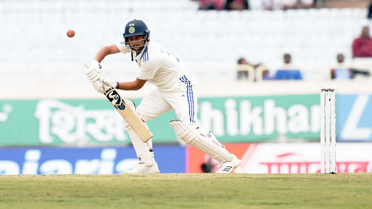 Dhruv Jurel in action against England (photo: PTI)