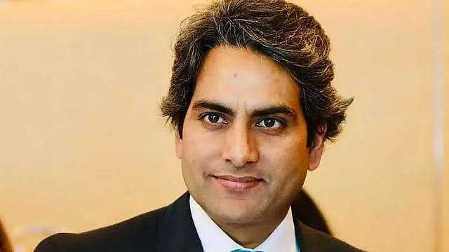 A warning was issued to Aaj Tak for a programme anchored by Sudhir Chaudhary (pictured), which generalised acts of violence during Ram Navami (photo: @ambedkariteIND/X)