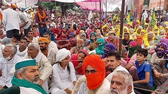 File photo of the 2021 farmers' protest

 