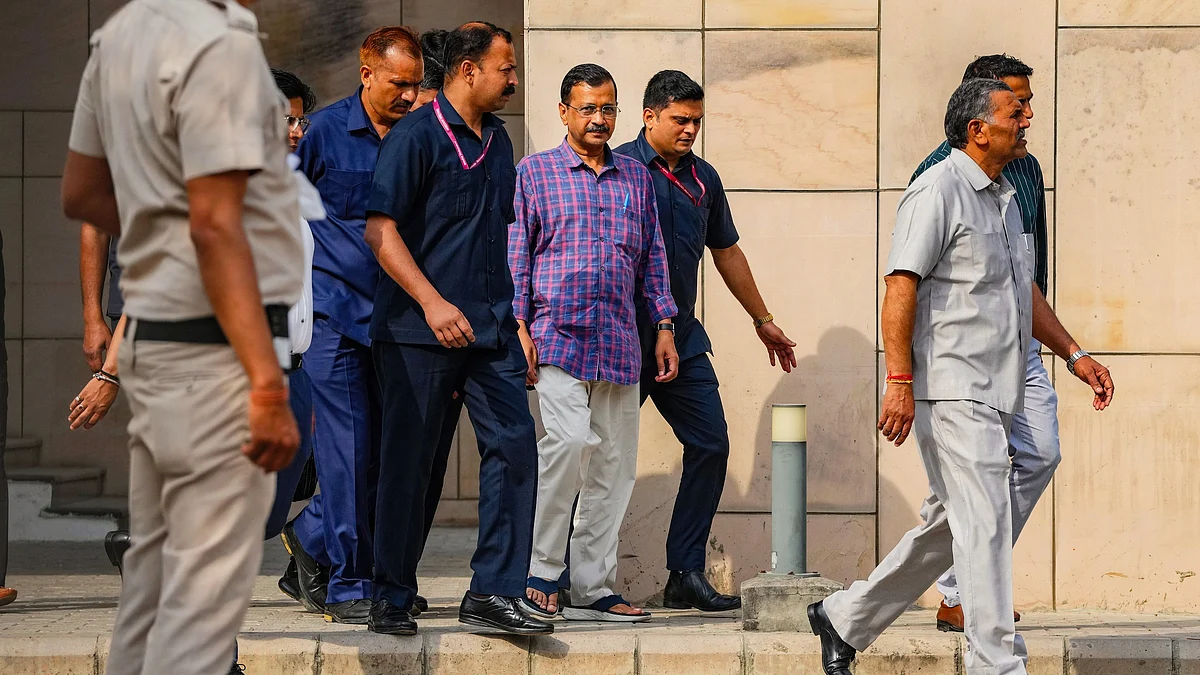 Kejriwal has been sent to judicial custody till 15 April (photo: PTI)