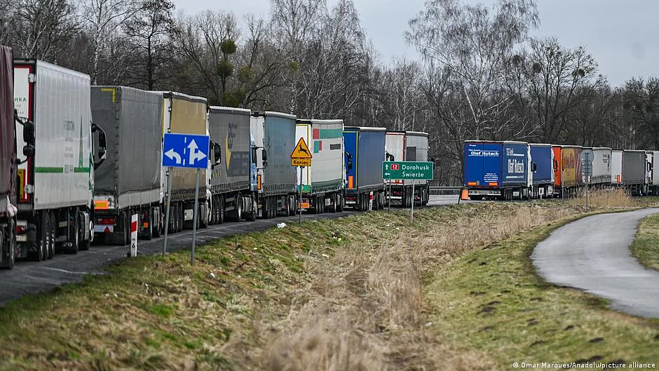 Ukrainian agricultural exports into the EU have faced protests in several European countries, not least neighboring Poland. (photo: DW)