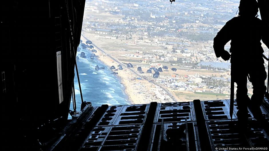 The US said a temporary port would enable shipments of aid of aid to be delivered by sea. (photo: DW)
