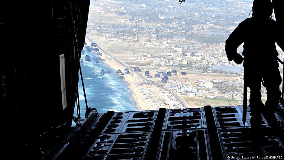 The US said a temporary port would enable shipments of aid of aid to be delivered by sea. (photo: DW)