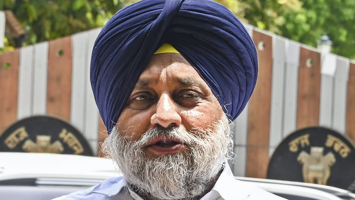 Shiromani Akali Dal chief Sukhbir Singh Badal says "principles more important than the number game" (photo: PTI)