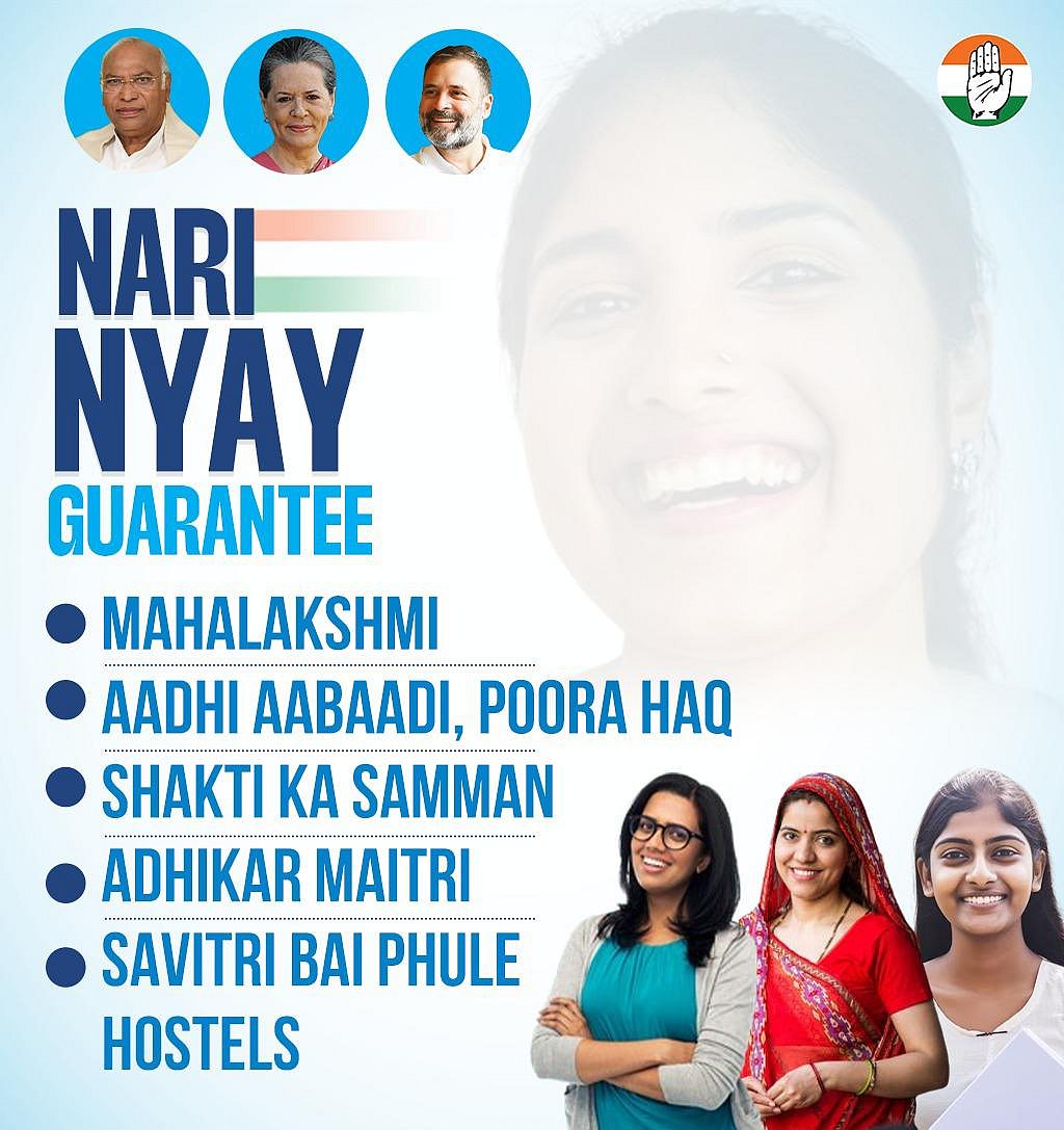 BJNY: Congress promises Rs 1 lakh per year, 50 pc quota in govt jobs for women