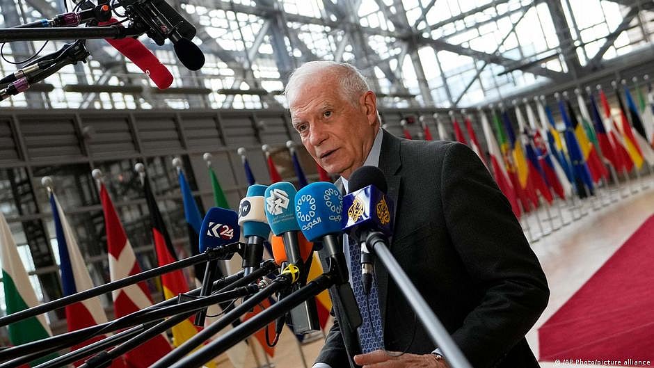 EU foreign policy chief Josep Borrell said the war in Gaza has become a "graveyard for many of the most important principles of humanitarian law." (photo: DW)