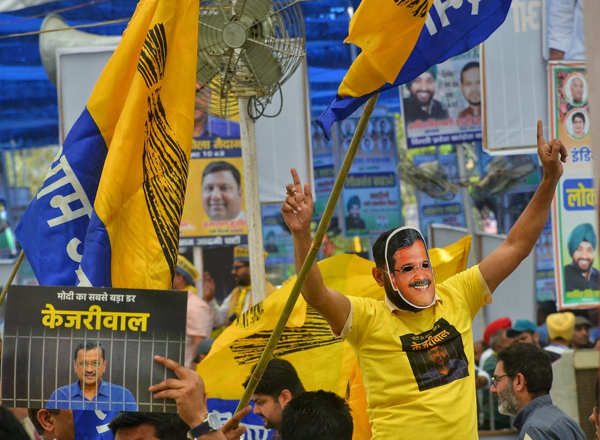A Kejriwal supporter