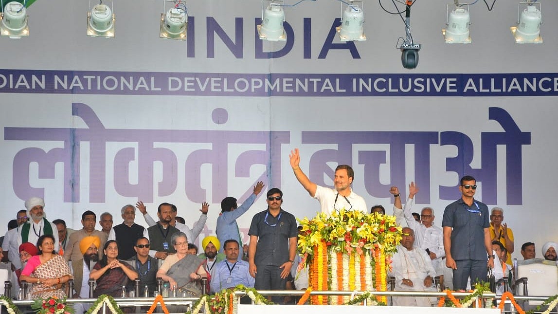 This election not about forming a govt but saving the democracy: Rahul Gandhi at INDIA rally