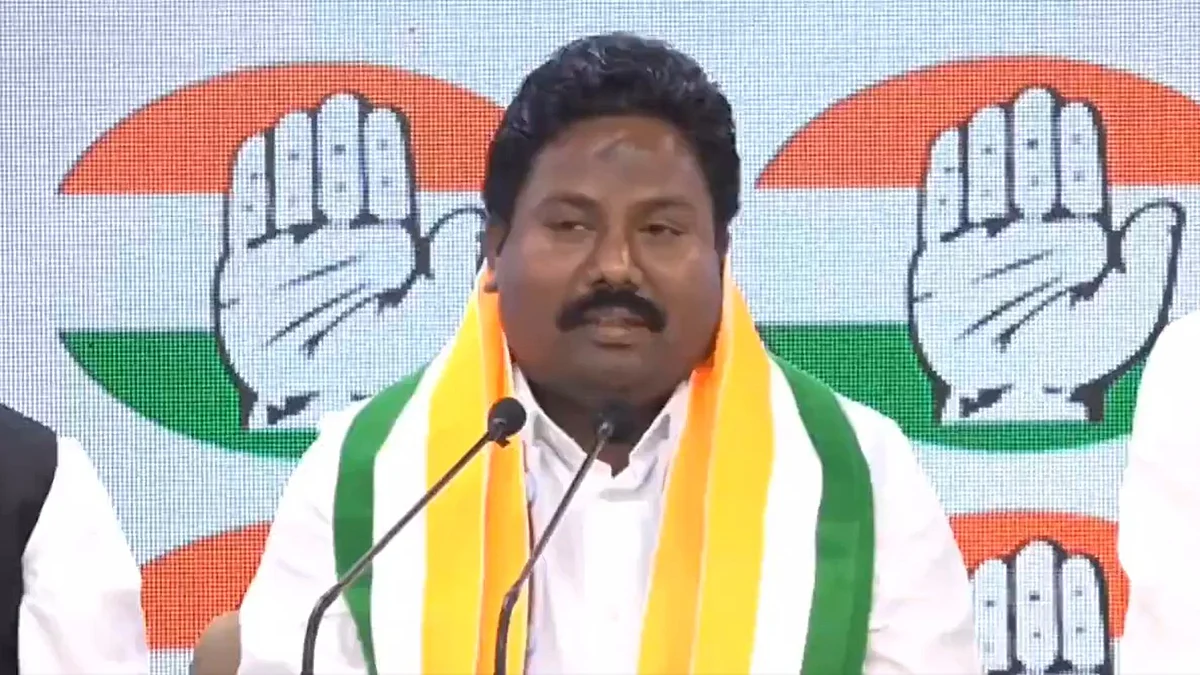 Patel is an MLA from the Mandu assembly constituency that falls under the Hazaribagh Lok Sabha segment (screen grab from @INCIndia/X)