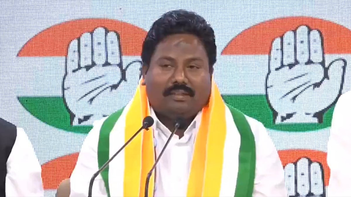 Patel is an MLA from the Mandu assembly constituency that falls under the Hazaribagh Lok Sabha segment (screen grab from @INCIndia/X)