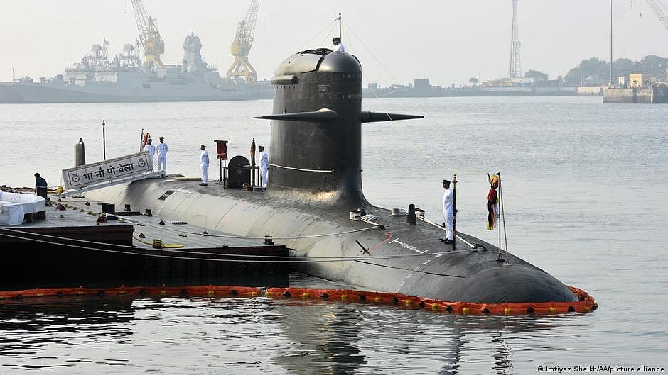 German and Indian companies signed a deal last year that envisions the possible building of six advanced stealth diesel-electric submarines. (photo: DW)
