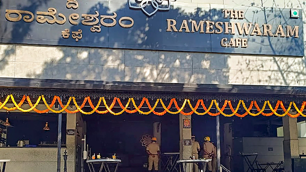 A blast occurred at the Brookfield outlet of the eatery on 1 March, leaving customers and hotel staff injured. (photo: PTI)