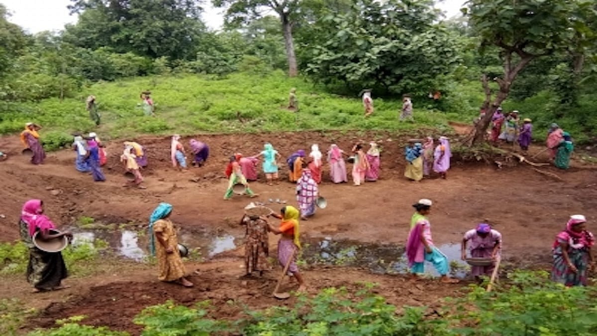 Representative image of MGNREGA workers.